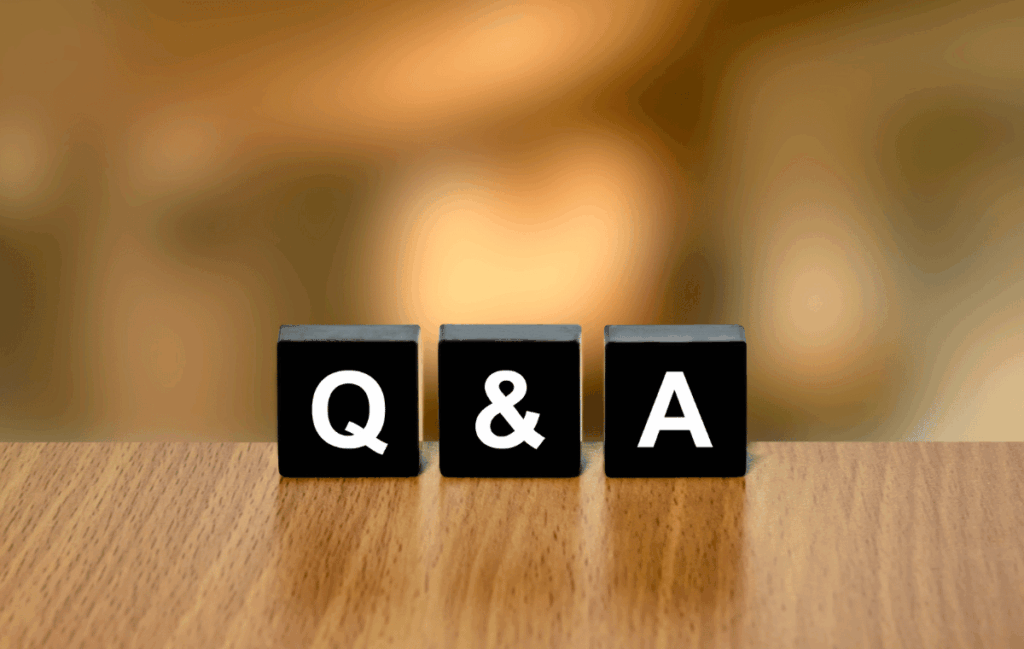 ゴッドハンドの施術に対してのQ&AをブロックのQ＆Aで表現