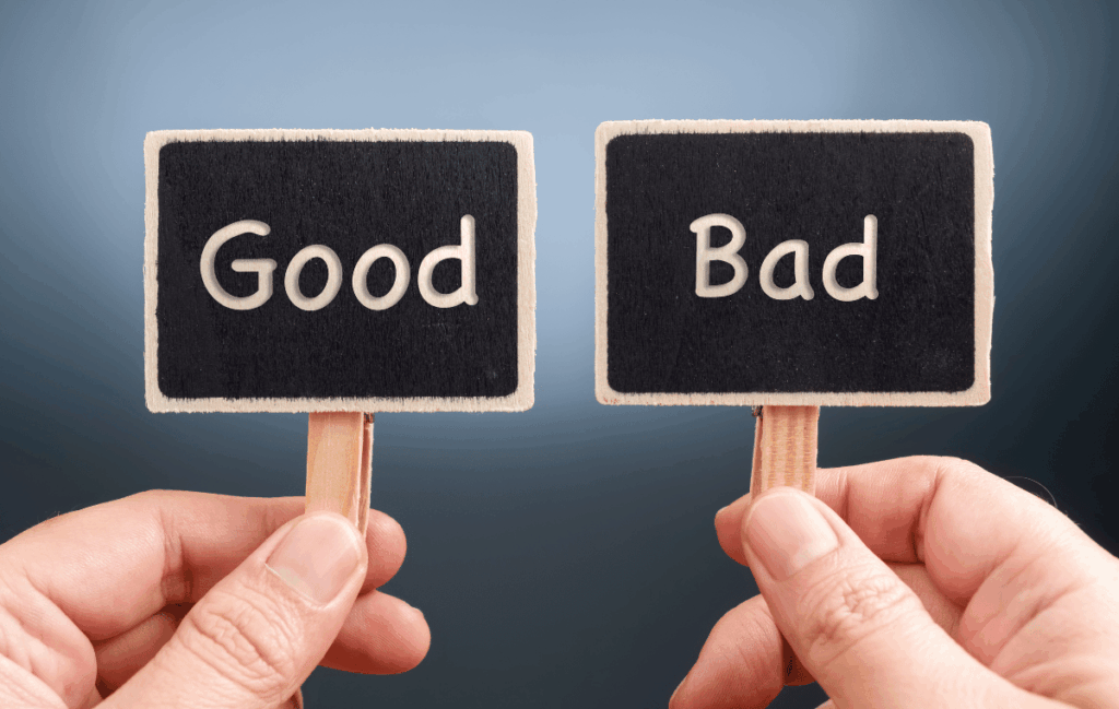 健康保険証が使えるのか、使えないのか、goodとbadで表現